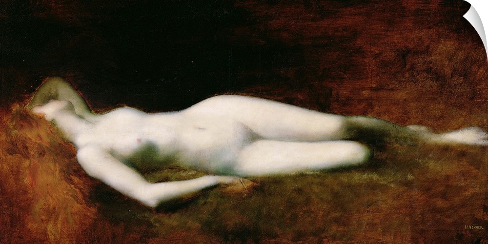 XMN156266 The Sleeper (oil on canvas) by Henner, Jean-Jacques (1829-1905)