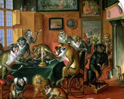 The Smoking Room with Monkeys