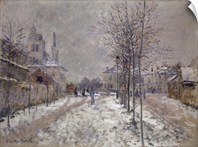 The Snow-Covered Boulevard De Pontoise In Argenteuil, 1875