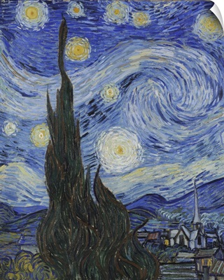 The Starry Night, 1889 (Detail)