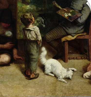 The Studio Of The Painter, A Real Allegory, 1855 (Detail Of 19190)