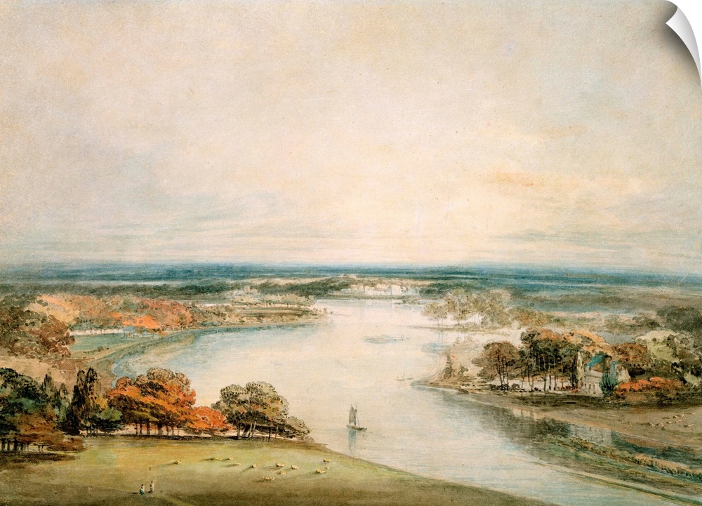 AGN49555 Credit: The Thames from Richmond by Joseph Mallord William Turner (1775-1851)Private Collection/ Photo  Agnew's, ...