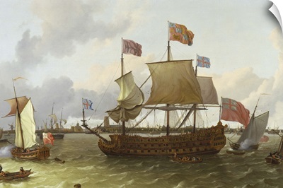 The Three-Master 'Britannia' in Rotterdam, 1698