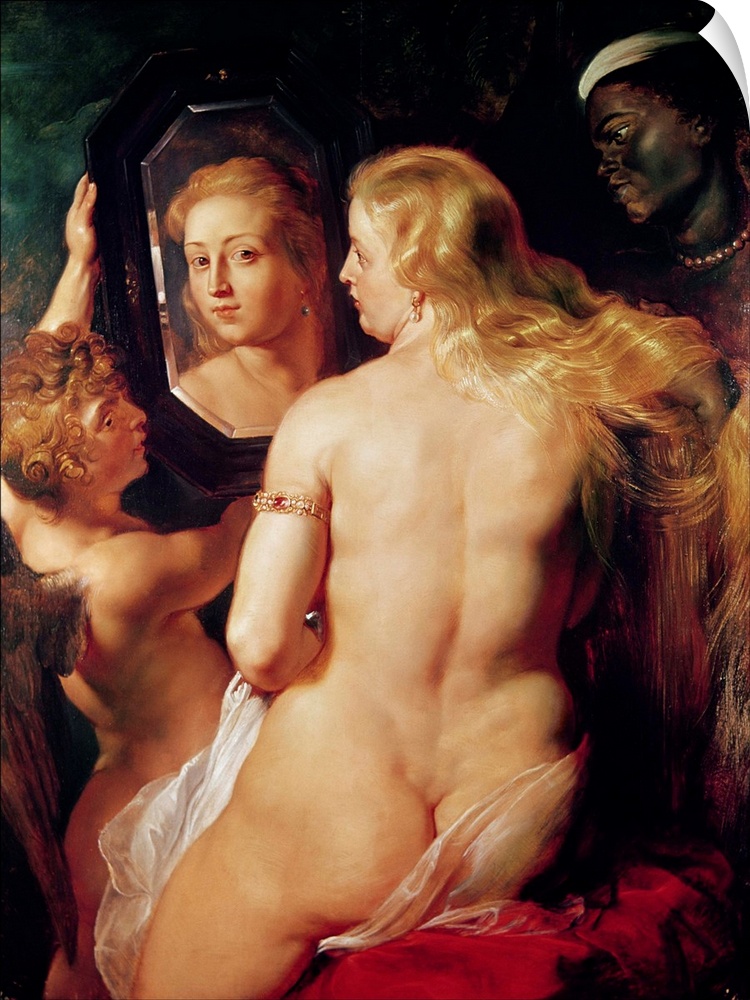 XIR801 The Toilet of Venus, c.1613 (oil on canvas)  by Rubens, Peter Paul (1577-1640); 124x98 cm; Private Collection; (add...