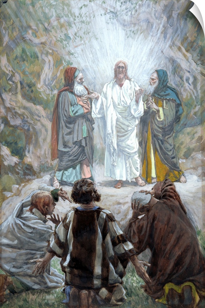 The Transfiguration, illustration for 'The Life of Christ', c.1886-94 (w/c