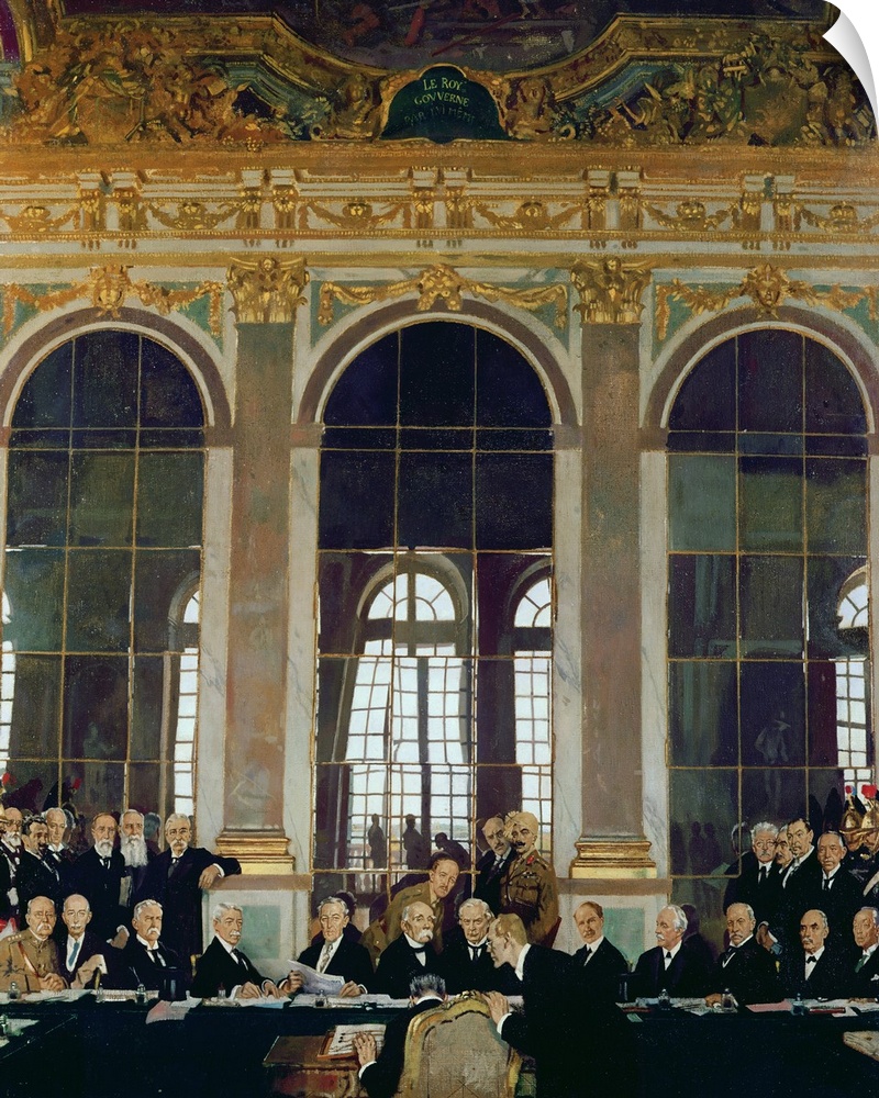 The Treaty of Versailles, 1919