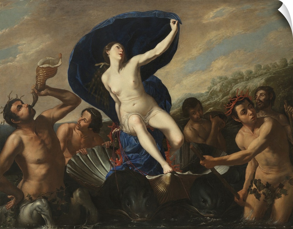 The Triumph of Galatea. Originally oil on canvas.