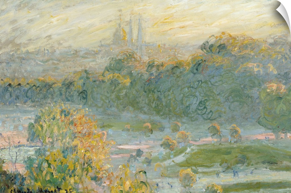 The Tuileries (study) 1875 (oil on canvas)  by Monet, Claude (1840-1926); Musee d'Orsay, Paris, France; French, out of cop...