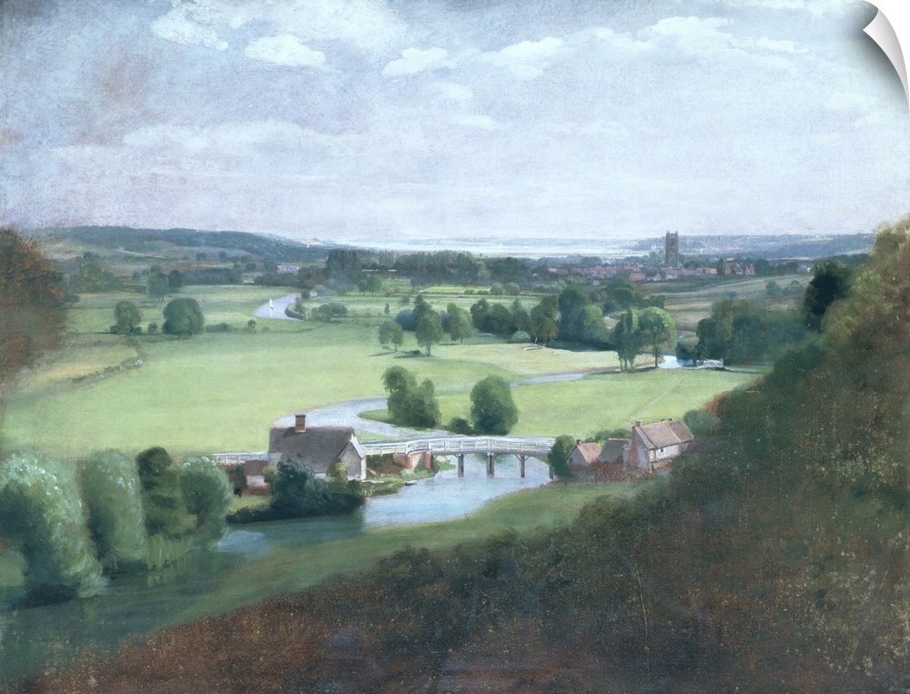 The Valley Of The Stour With Dedham In The Distance, 1836-37
