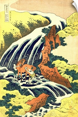 The Waterfall where Yoshitsune washed his horse, no.4