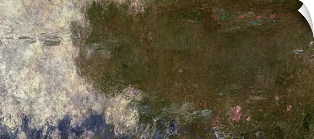 XIR64184 The Waterlilies - The Clouds (right side), 1914-18 (see also 64185 & 64186)  by Monet, Claude (1840-1926); oil on...