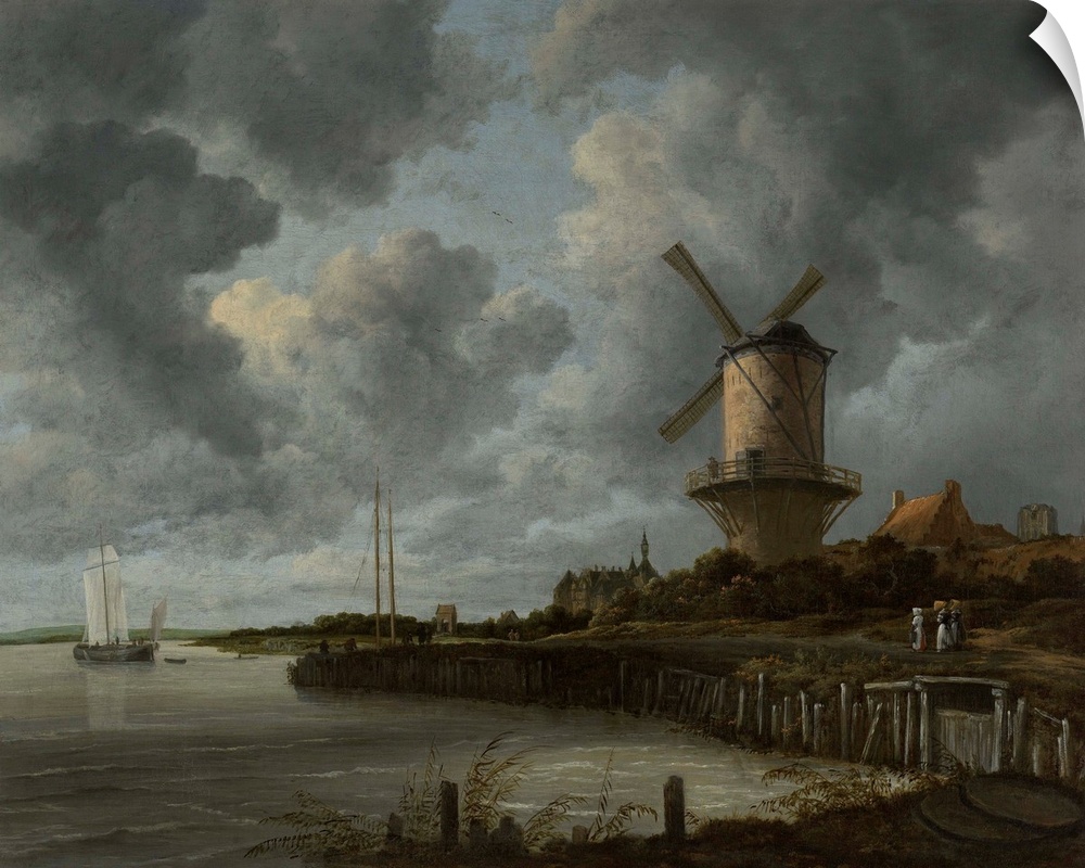 The Windmill at Wijk Duurstede, c.1668-70