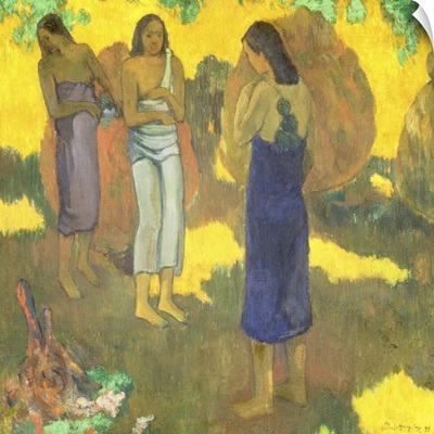 Three Tahitian Women against a Yellow Background, 1899