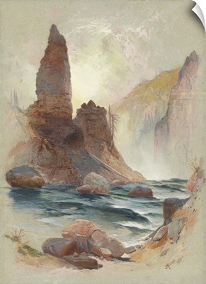 Tower at Tower Falls, Yellowstone, 1872