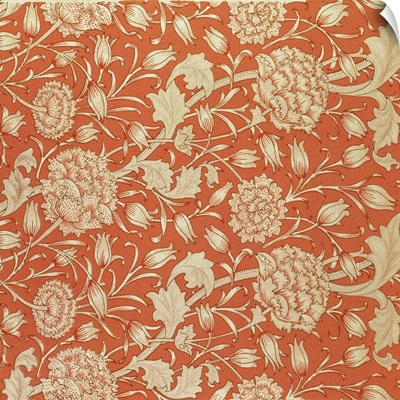 Tulip wallpaper design, 1875