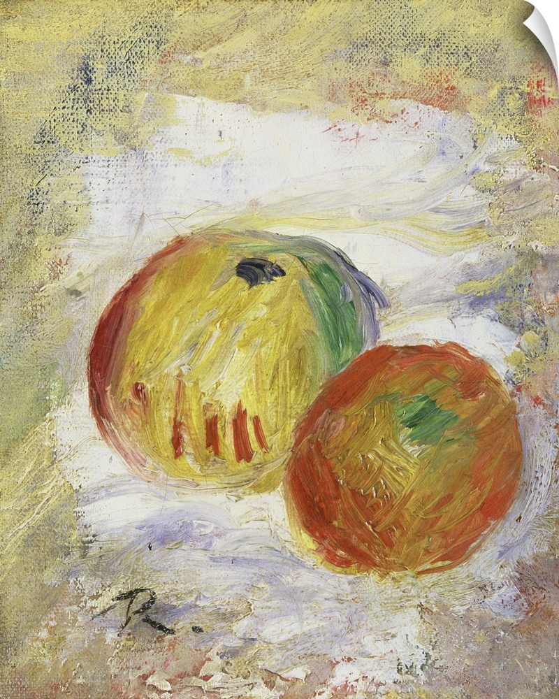 Two Apples, 1875 (Originally oil on canvas)