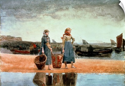 Two Girls on the Beach, Tynemouth, 1891