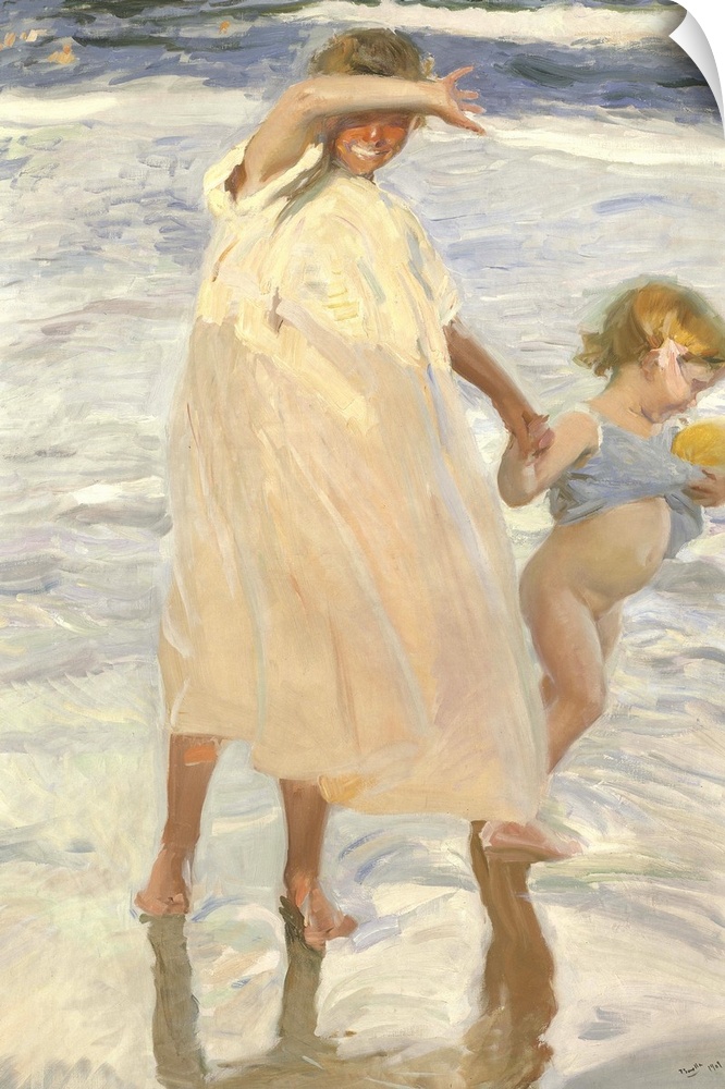 Two Sisters, Valencia, 1909, oil on canvas.