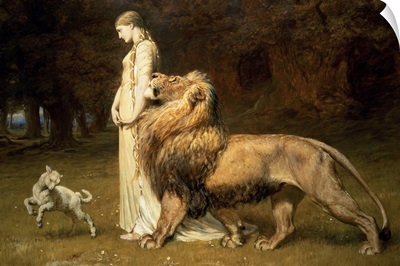 Una and the Lion, from Spenser's Faerie Queene, 1880