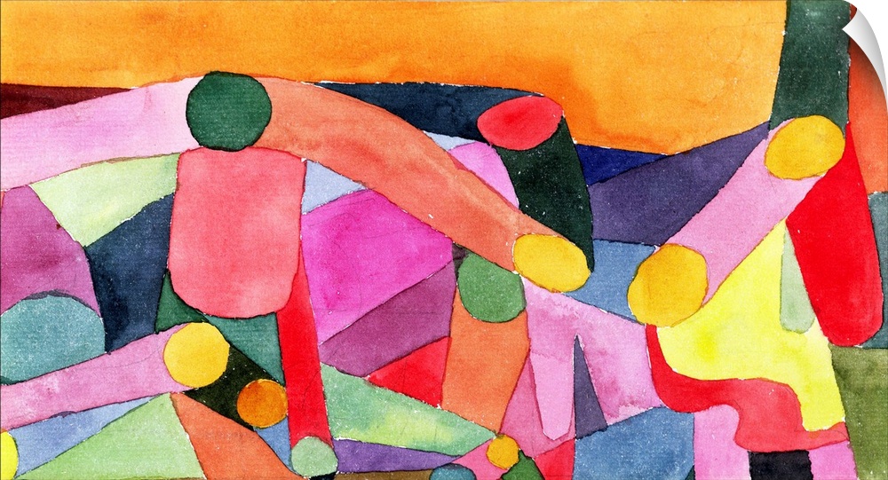 (Untitled) Colour composition, c.1914 (originally w/c and pencil on paper) by Klee, Paul (1879-1940)