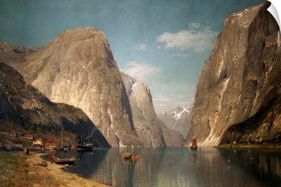 Up the Sogne Fjord, near Gudangen, 1876