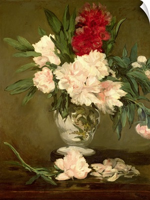 Vase of Peonies on a Small Pedestal, 1864