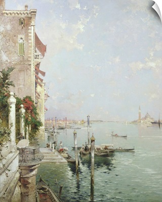 Venice: View from the Zattere with San Giorgio Maggiore in the Distance