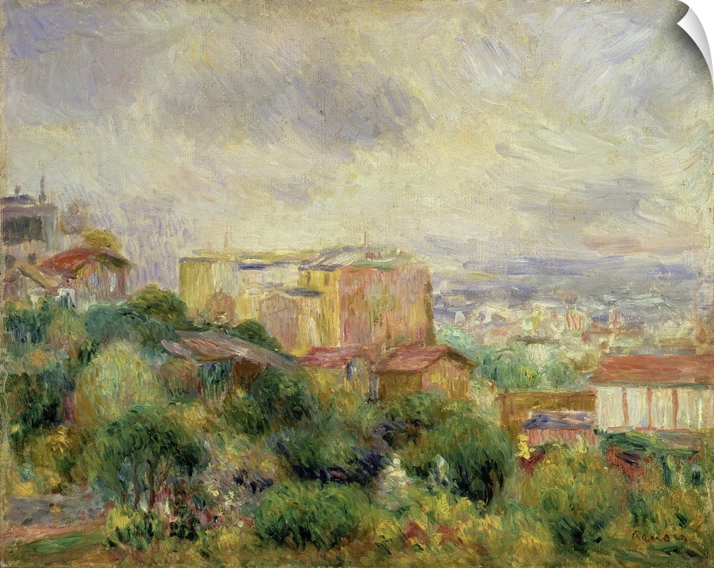 View From Montmartre, 1892 (Originally oil on canvas)