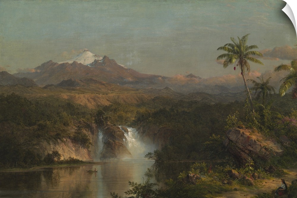 View of Cotopaxi, 1857, oil on canvas.