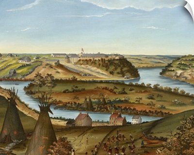 View of Fort Snelling, c.1850