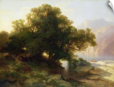 View of Lake Thuner, 1854