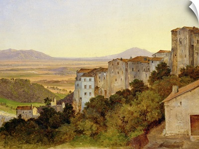 View of Olevano, 1821 24