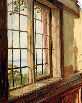 View of the Elbe through a Window, 1838