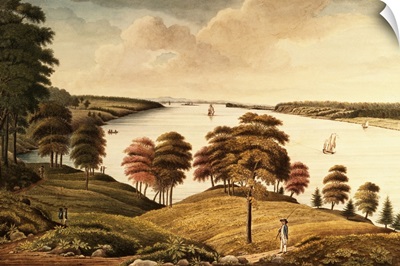 View of the Hudson River from Fort Knyphansen