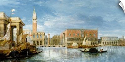 View of the Molo and the Palazzo Ducale in Venice