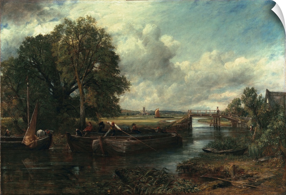 HEH416350 Credit: View of the Stour near Dedham, 1822 (oil on canvas) by John Constable (1776-1837)Huntington Library and ...