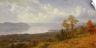 View on the Hudson Looking Across the Tappen Zee Towards Hook Mountain, 1866