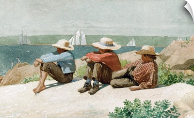 Watching the Ships, Gloucester, 1875