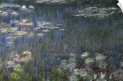 Waterlilies: Green Reflections, 1914 18 (left section)