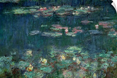 Waterlilies: Green Reflections, 1914 18 (right section)