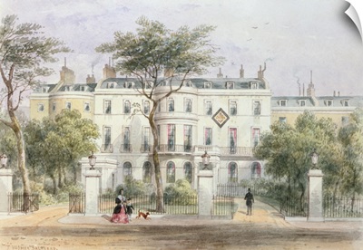 West front of Sir Robert Peel's House in Privy Garden (1788-1850) 1851