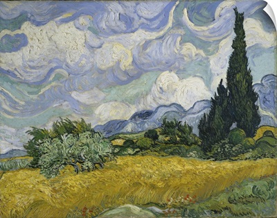 Wheat Field With Cypresses, 1889