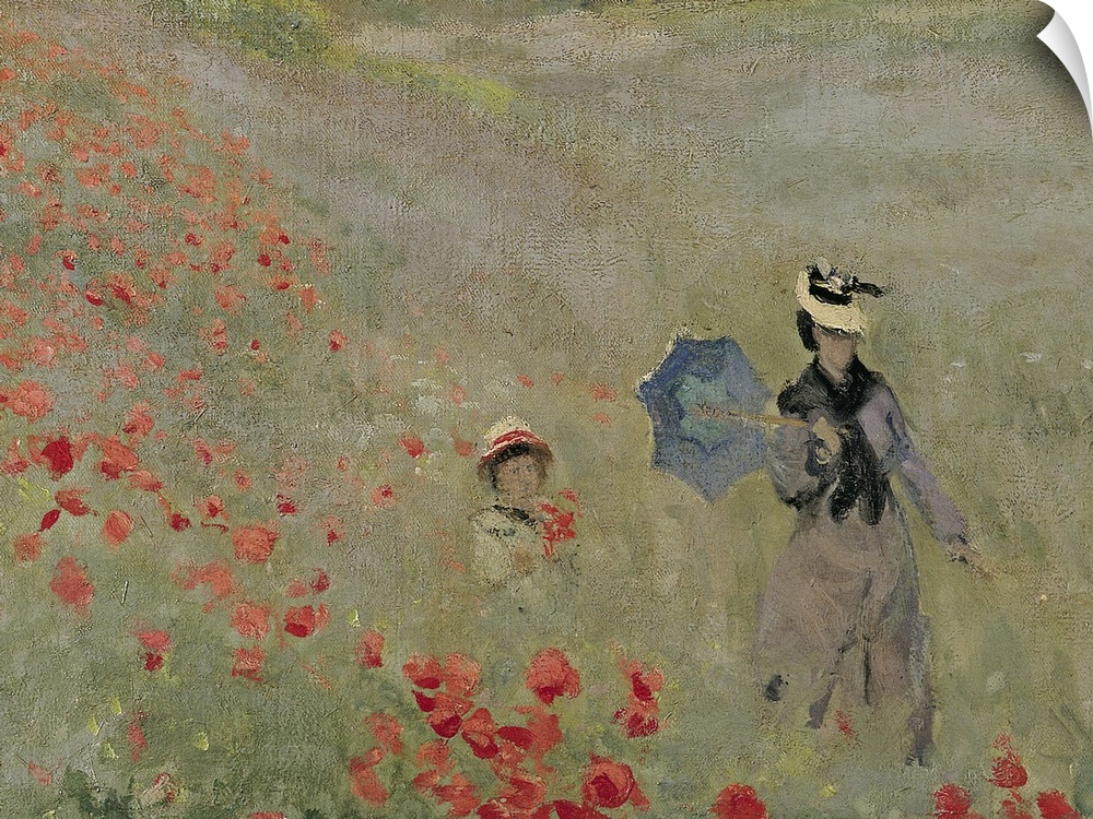 Detail of 7998. Originally oil on canvas.  By Monet, Claude (1840-1926).