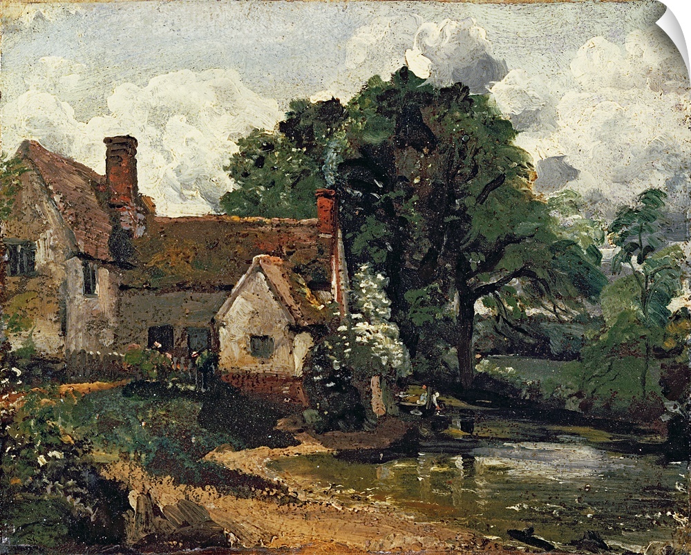 IPS72923 Credit: Willy Lott's House, 1816 by John Constable (1776-1837) Ipswich Borough Council Museums and Galleries, Suf...