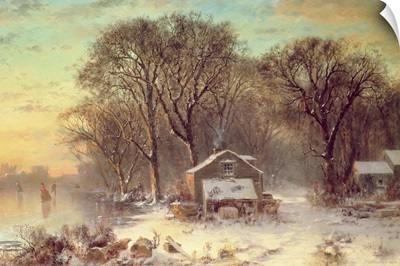 Winter in Malden, Massachusetts, 1864