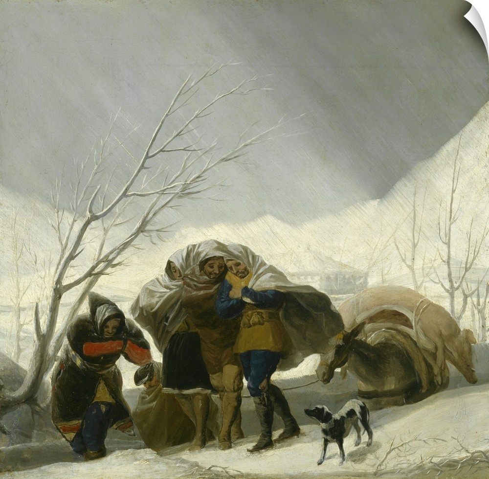 Winter Scene, c.1786, oil on canvas.
