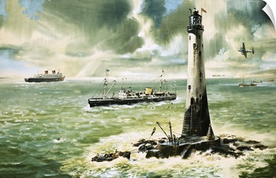 Wolf Rock lighthouse at Land's End