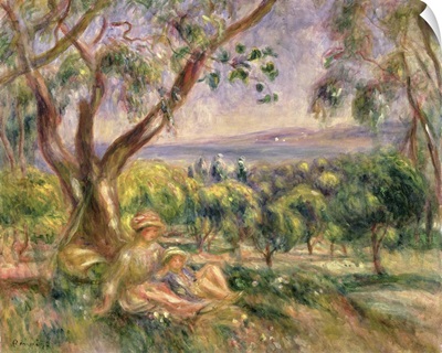 Woman And Child Under A Tree, 1910