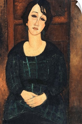 Woman in a Plaid Dress, 1916