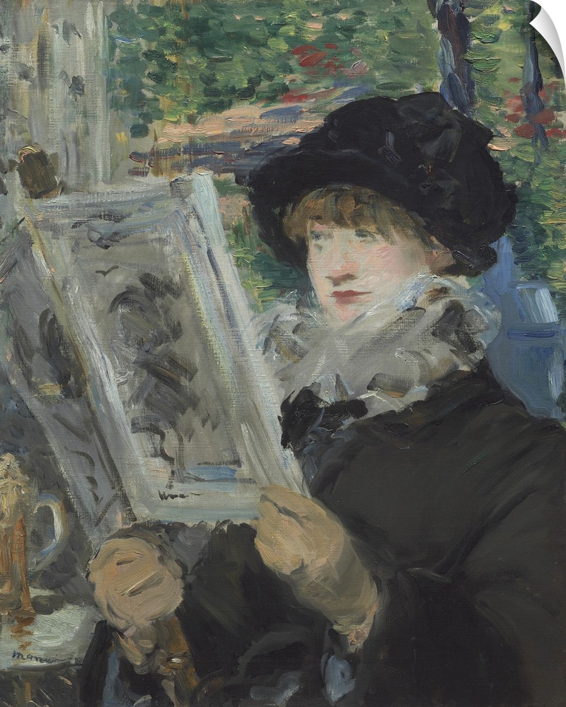 Woman Reading, 1879-80, oil on canvas.